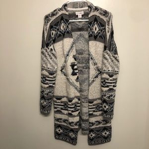 shrinking violet cardigan